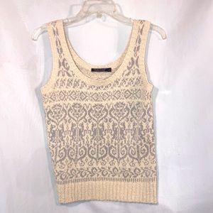 Peruvian Connection Knit Tank - S